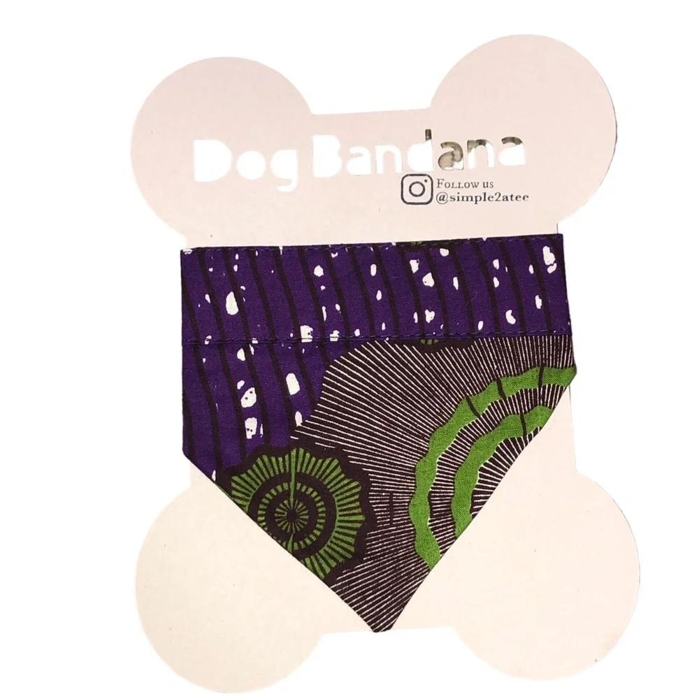 DOG BANDANA Over The Collar Dog Bandana, DOG MOMS GIFT pet neckwear-Size S/M